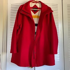 Pendleton Red Wool Campbell Coat Large